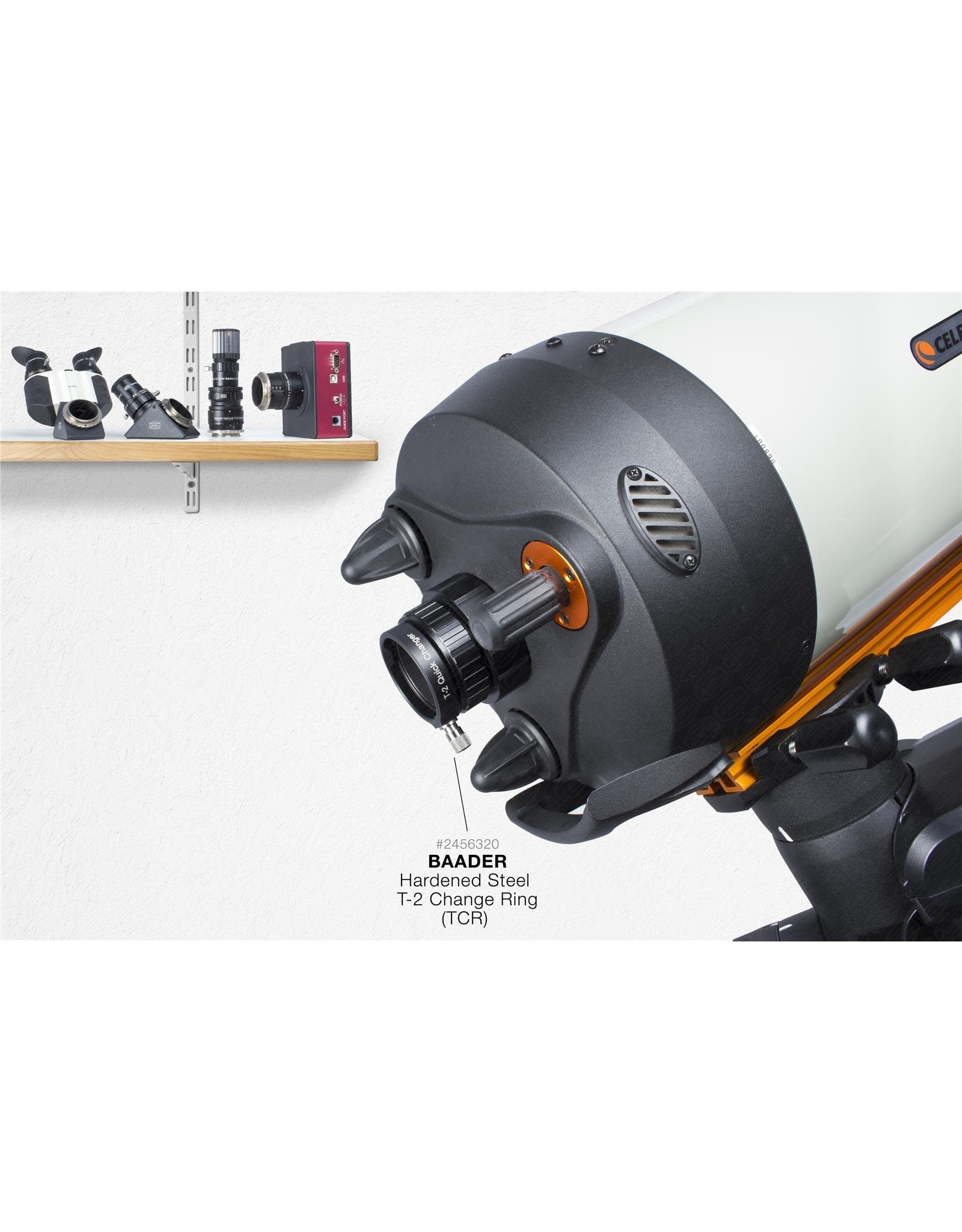 Baader Planetarium Baader SC / HD Ultra Short T-Adaptor, 9mm optical length