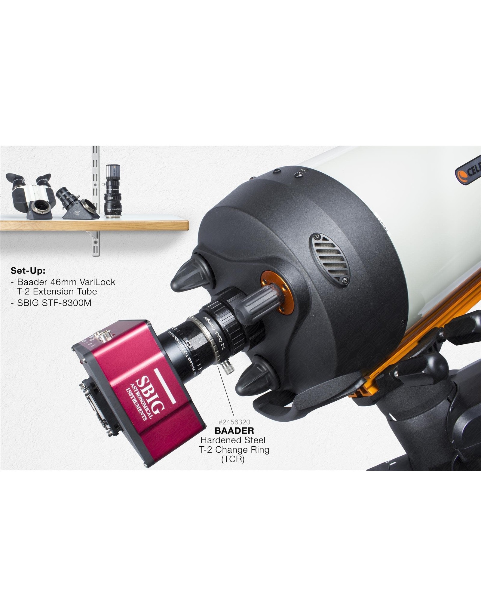 Baader Planetarium Baader Planetarium Ultra Short 10mm T-Adapter for SCT