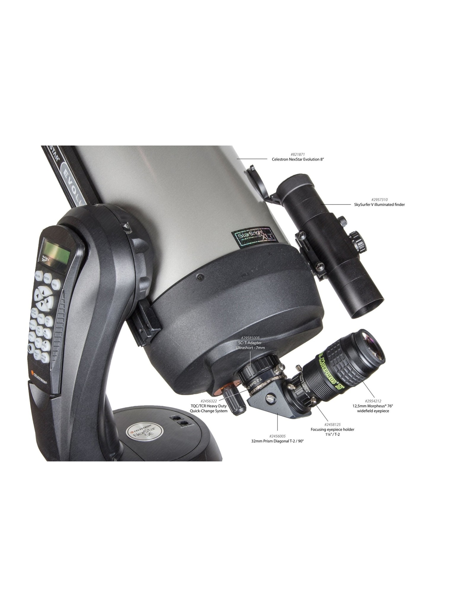 Baader Planetarium Baader SC / HD Ultra Short T-Adaptor, 9mm optical length