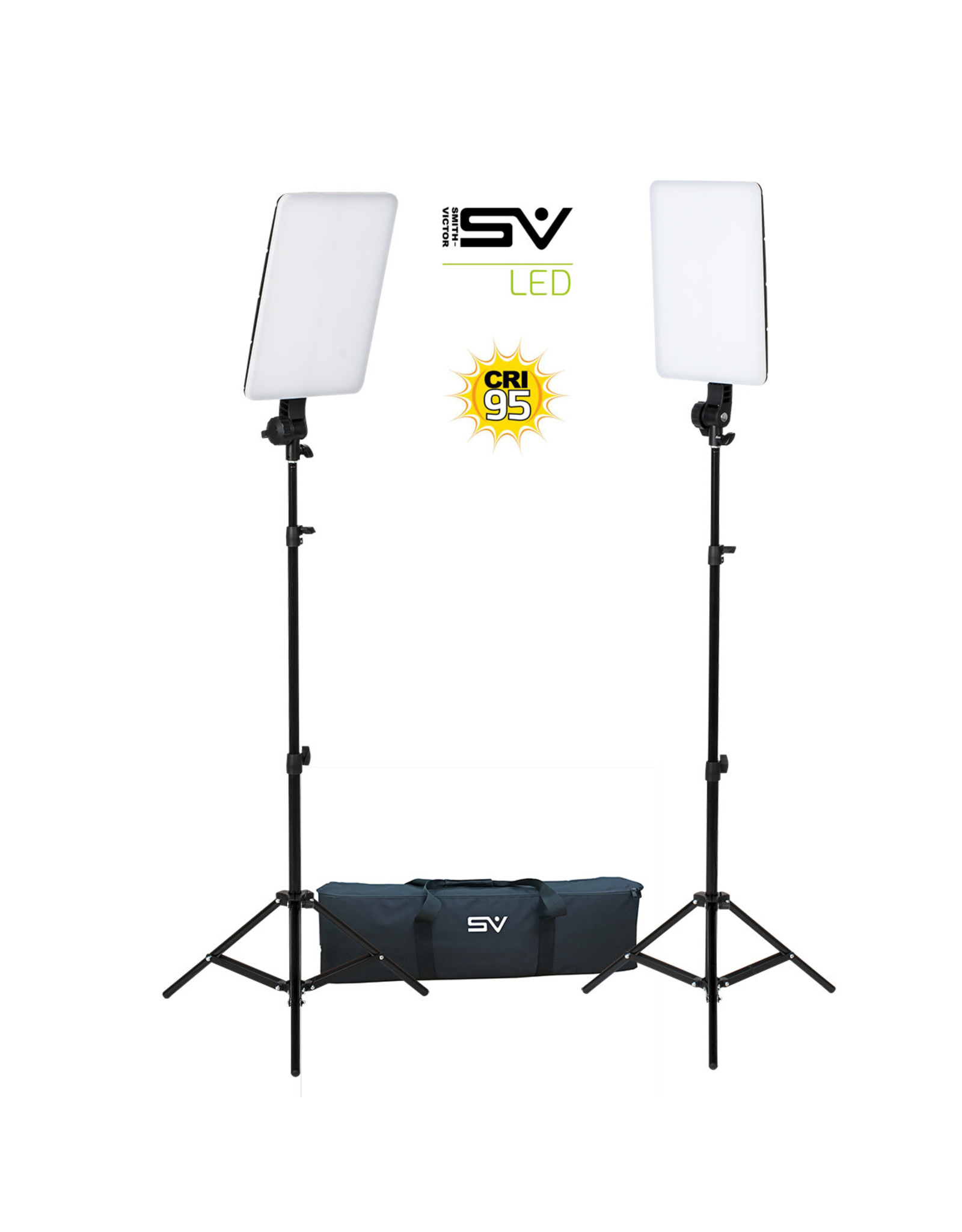 Smith-Victor Smith-Victor SlimPanel LED 2 Light Kit