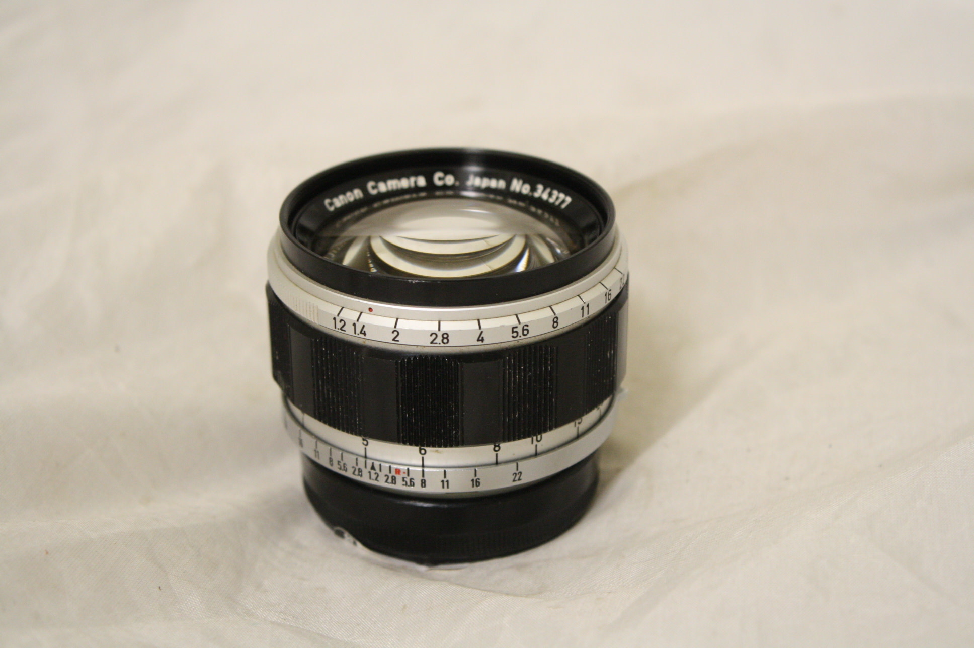 Canon 50mm f/1.2 Lens LTM L39 Leica Screw Mount with Leica M3