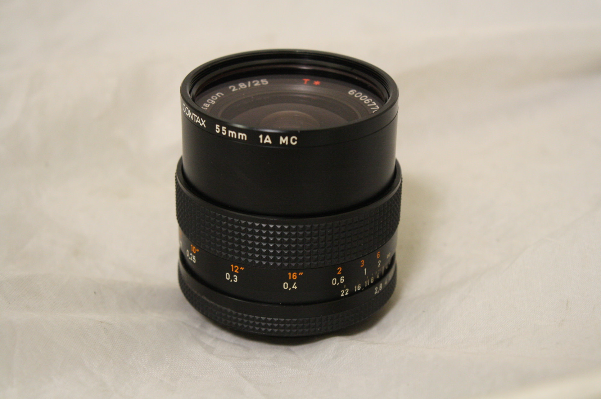 Contax Carl Zeiss Distagon T* 25mm F/2.8 MMJ MF Lens C/Y Mount JAPAN