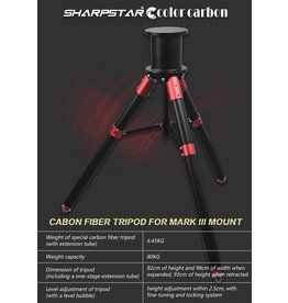 Sharpstar Carbon Fiber Tripod for Mark III Mount