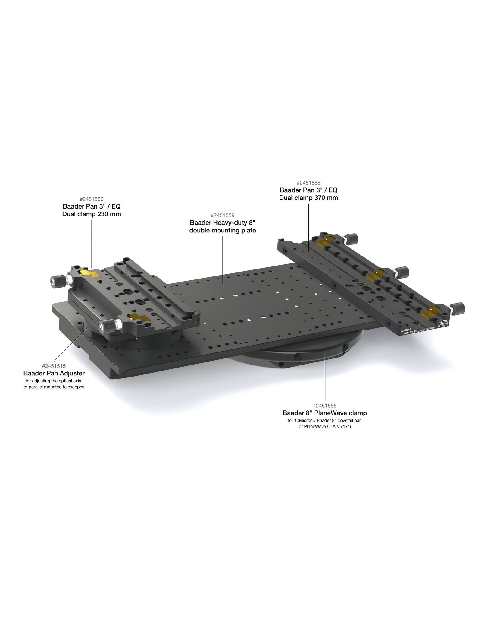 Baader Planetarium Baader Pan Adjuster for adjusting the optical axis of parallel mounted telescopes