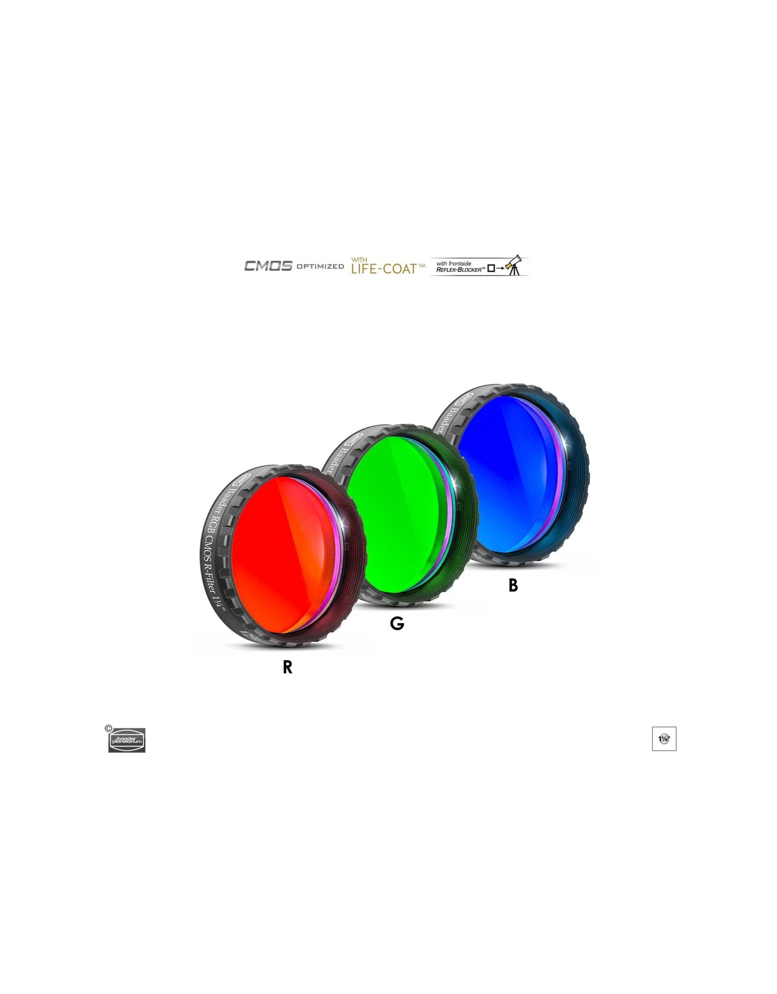 Baader Planetarium Baader  RGB Filter Set CMOS-optimized (SPECIFY SIZE)