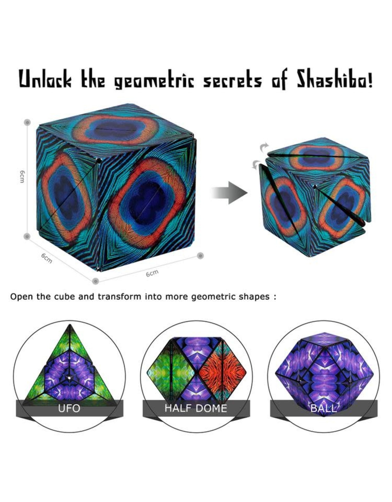 Shashibo Shape Shifting Box (Wings)  (LIMITED QUANTITIES)