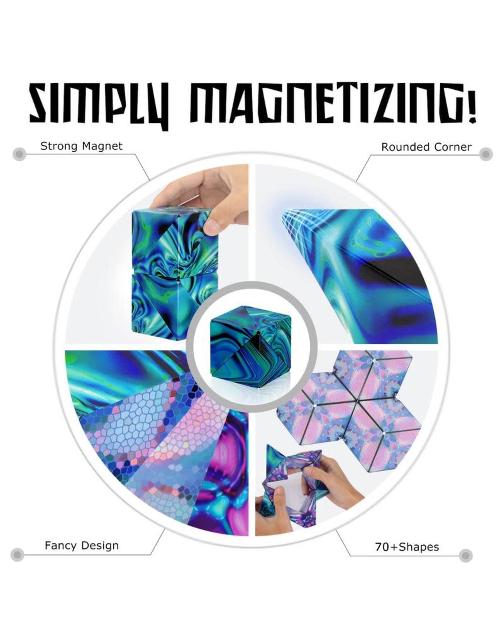 Shashibo Shape Shifting Box (Mystic Ocean) (LIMITED QUANTITIES)