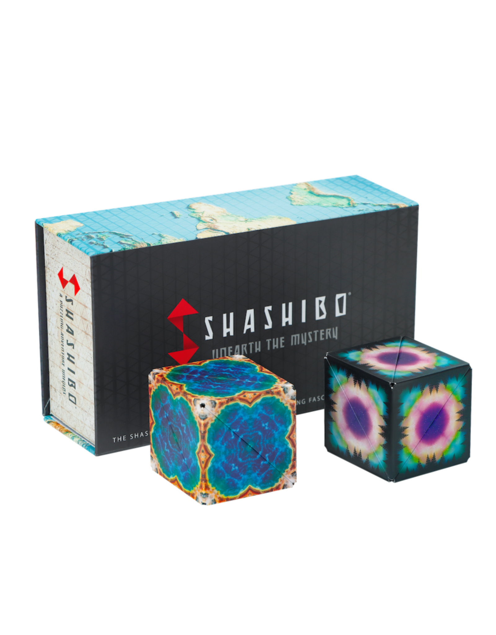 Shashibo Shape Shifting Box (Earth + Moon 2 Pack) (LIMITED QUANTITIES)