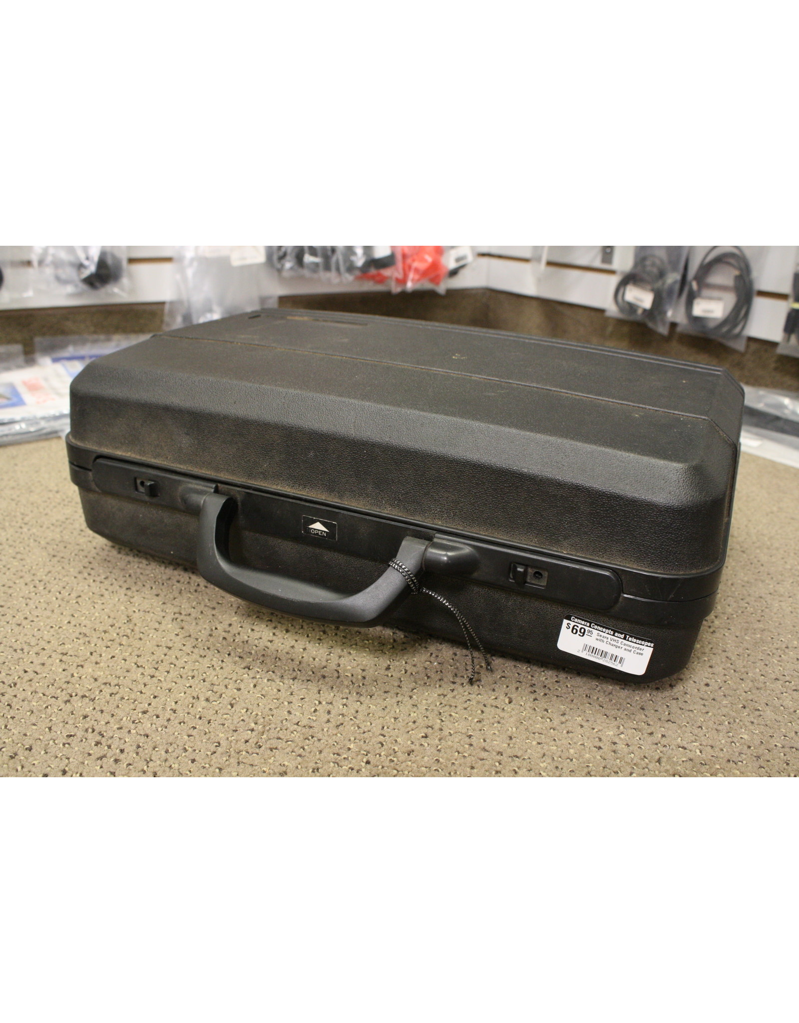 Sears VHS Camcorder with Charger and Case Camera Concepts & Telescope