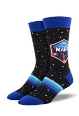Socksmith MEN'S NASA "MARS PATCH" SOCKS (Size 10-13)