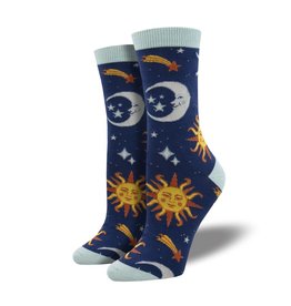 Socksmith WOMEN'S BAMBOO "CLEAR SKIES" SOCKS (Size 9-11)