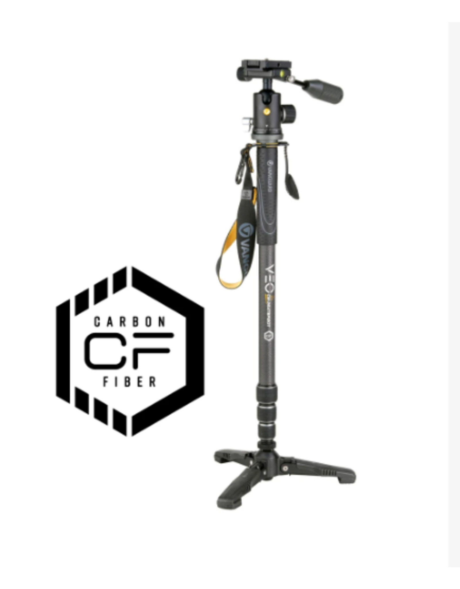 Vanguard Vanguard VEO2SCM-264TBP120T CARBON FIBRE MONOPOD WITH TRI-FEET AND BALL/PAN HEAD