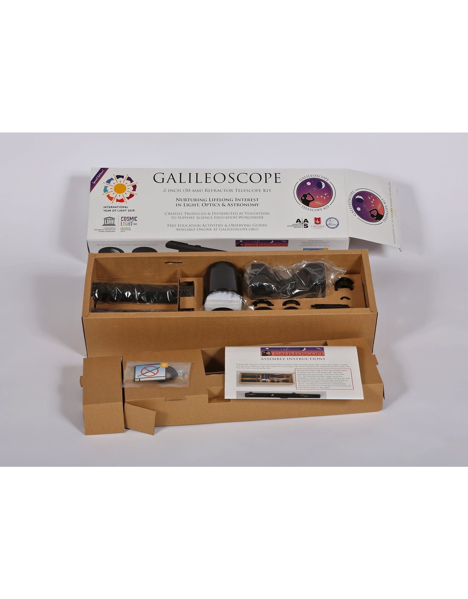 Explore Scientific Galileoscope Refractor Telescope Kit