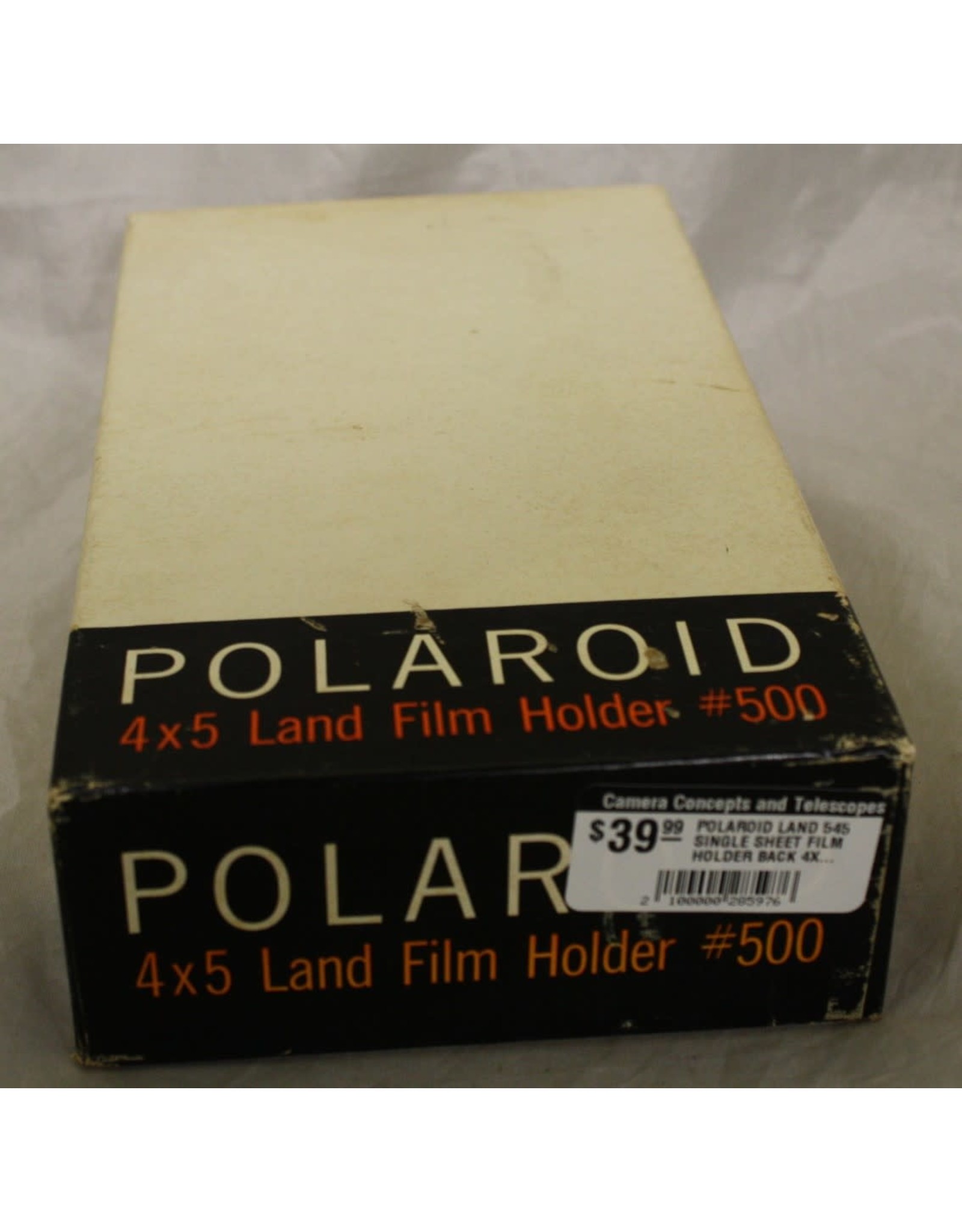 Polaroid POLAROID LAND 545 SINGLE SHEET FILM HOLDER BACK 4X5 GRAFLOK