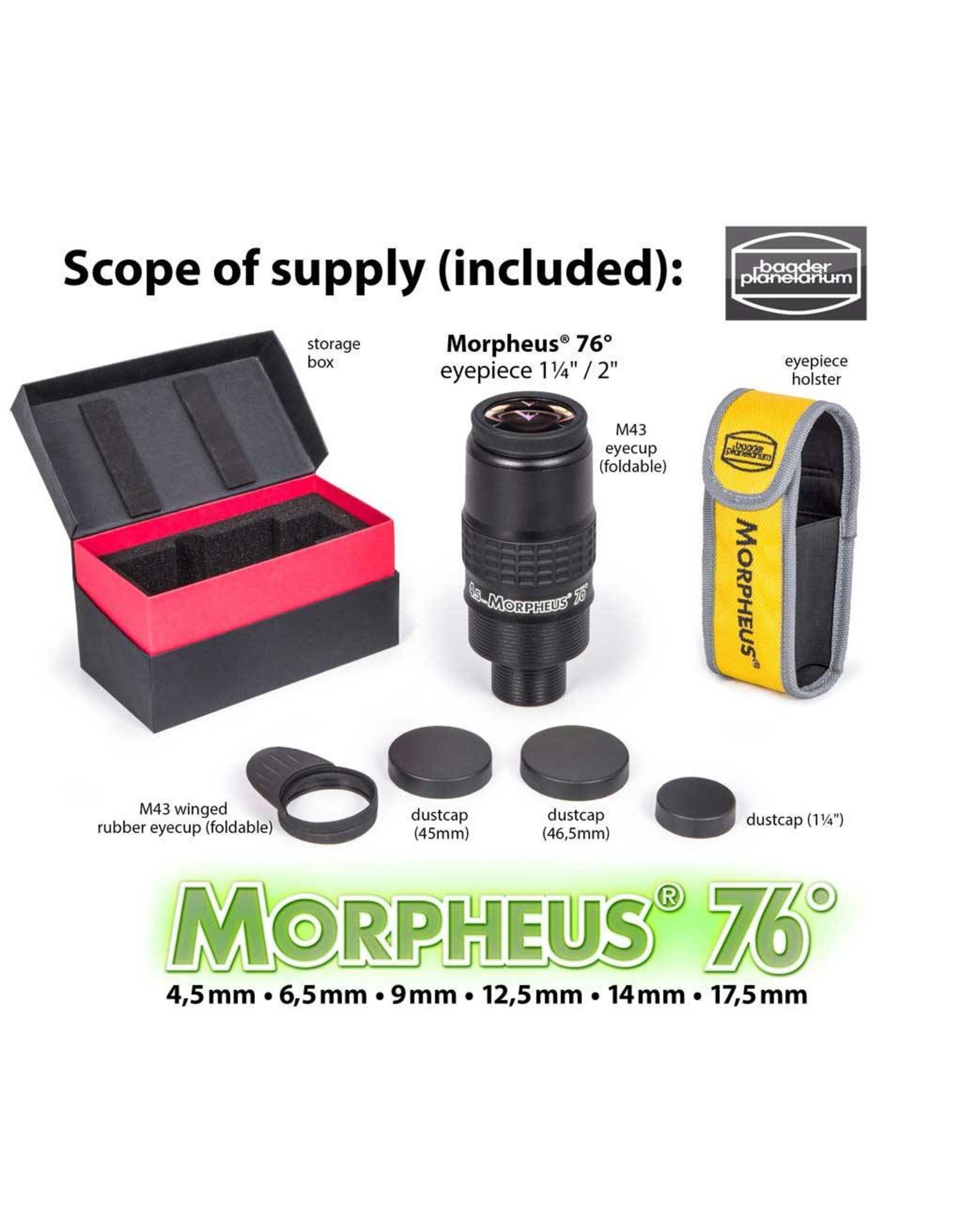 Baader Planetarium Baader Morpheus 76deg Eyepiece 12.5mm