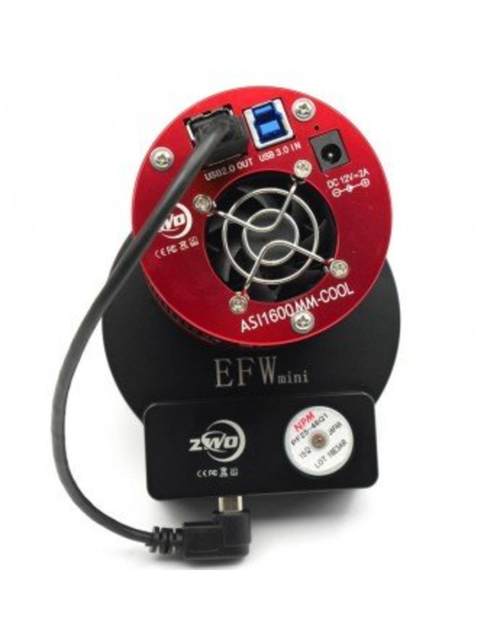 ZWO ASI1600MM Cooled PRO Mono Camera Kit with EFW8 & 31mm LRGB, Ha, SII