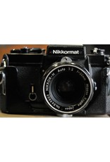 Nikon Nikkormat FT2 (Black) with Nikkor-H 50mm f2 Lens