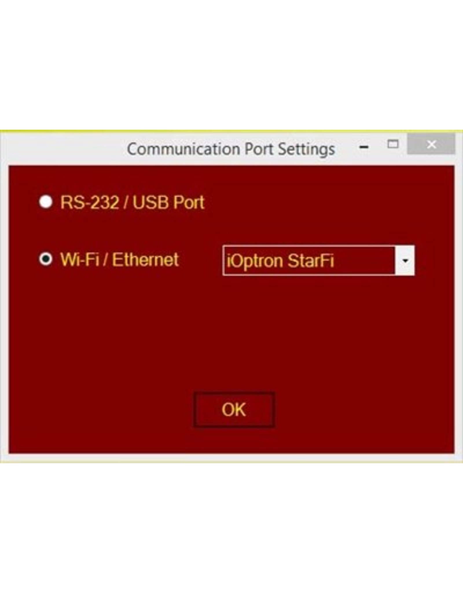 iOptron iOptron StarFi Wi-Fi Telescope Adapter