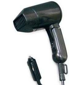 12-Volt Hair Dryer with Folding Handle
