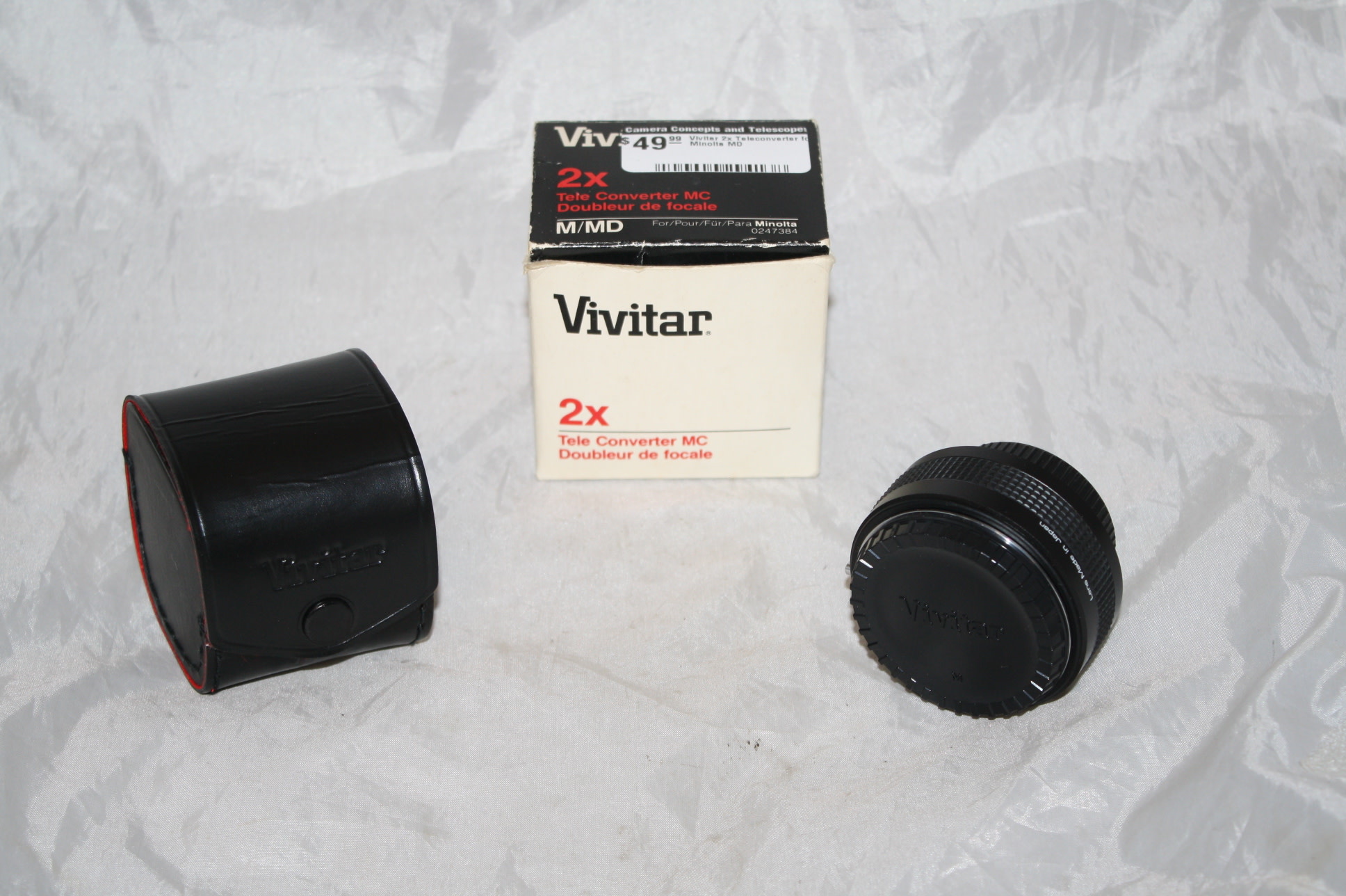 DOUBLEUR DE FOCALE VIVITAR MC TELECONVERTER pour MINOLTA MD