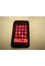AstroGizmos Red Self Adhering Transparent Screen Cover 4 x 9