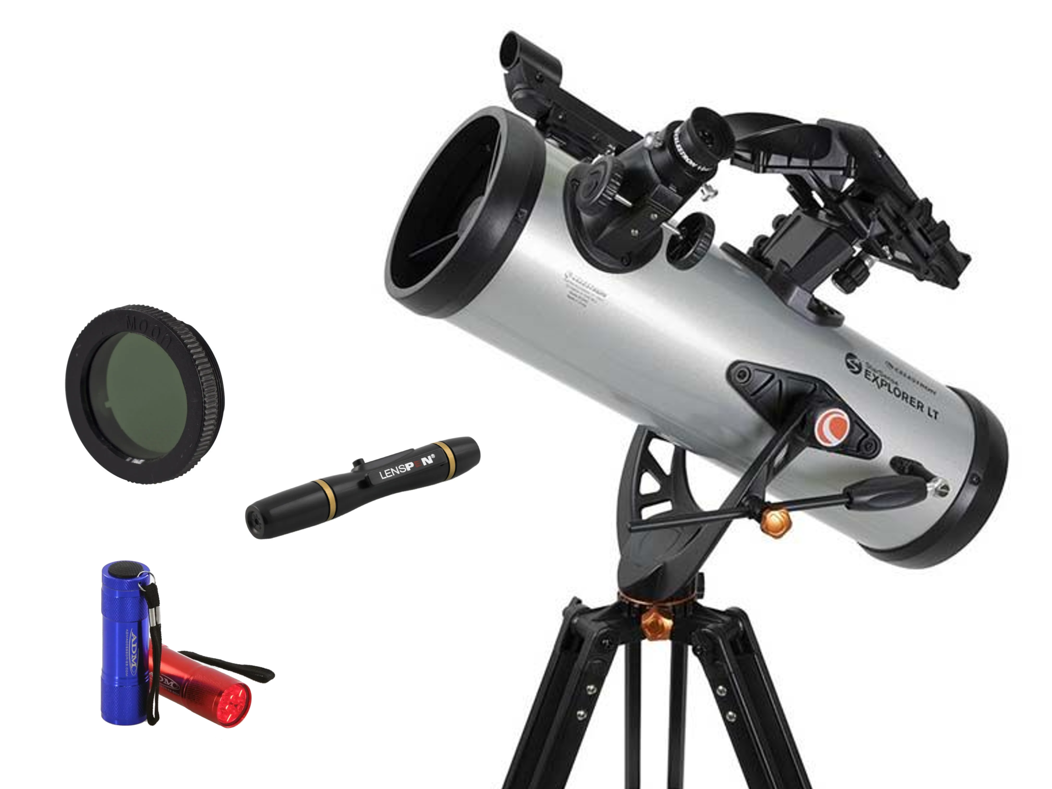 StarSense Explorer™ LT 114 Smartphone App-Enabled Newtonian Reflector  Telescope PACKAGE E