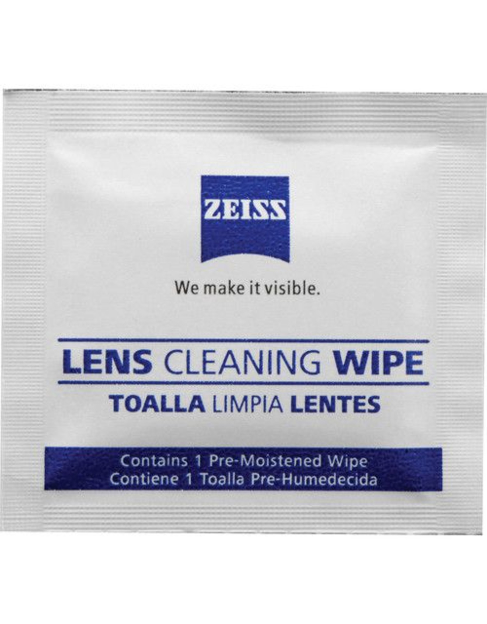 Zeiss Zeiss 60 Pcs Pre-Moist Lens Cleaning Wipes for Camera Glass Screen CRT creen and Fine Optics