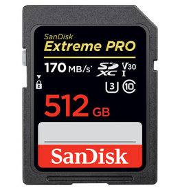 SanDisk 512GB Extreme PRO UHS-I SDXC Memory Card