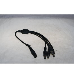 Female 2.1mm 4 way Male Splitter  Cable