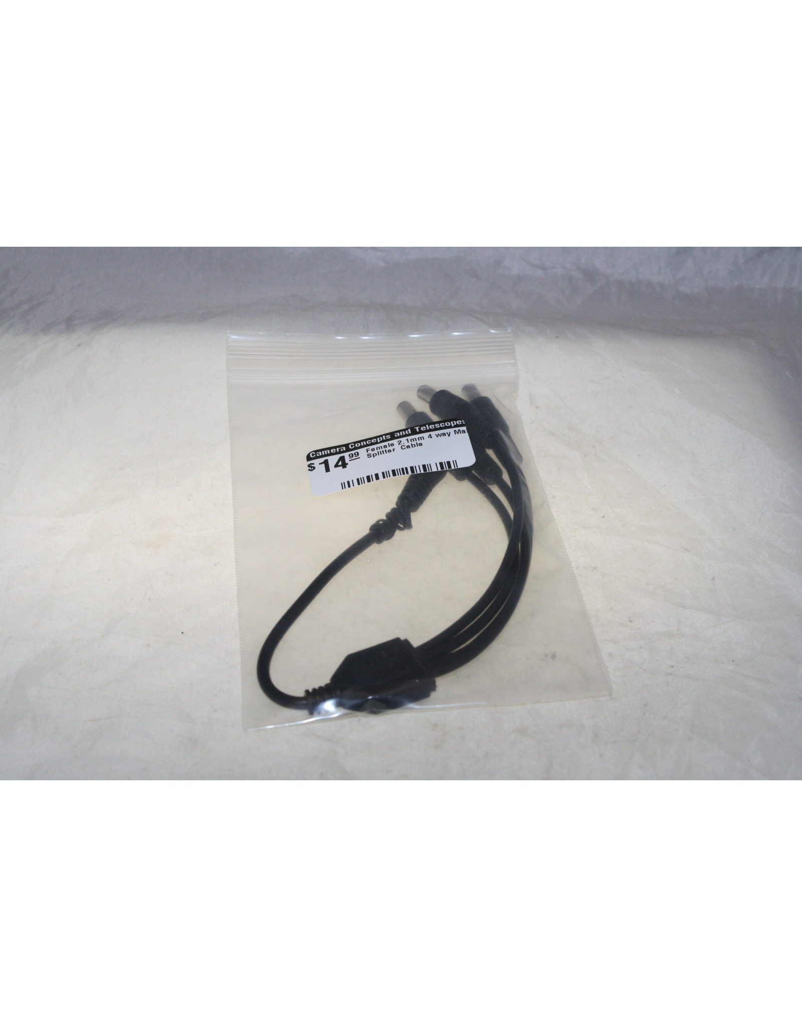 Arcturus Products Female 2.1mm 4 way Male Splitter  Cable