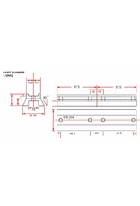 Stellarvue Stellarvue 50 - 60 mm Finder Rings - Mounts to SV Clamshells, Flat or Curved Surface - R050AT