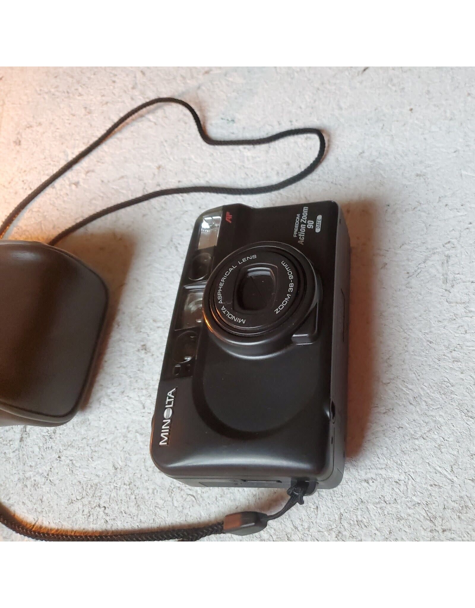 Minolta Freedom Action Zoom 90 Date AF 35mm Film Point and Shoot Camera