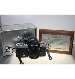 Nikon F2A 25th Anniversary Limited Edition 35mm Film Camera Body In Box with Plaque!!!