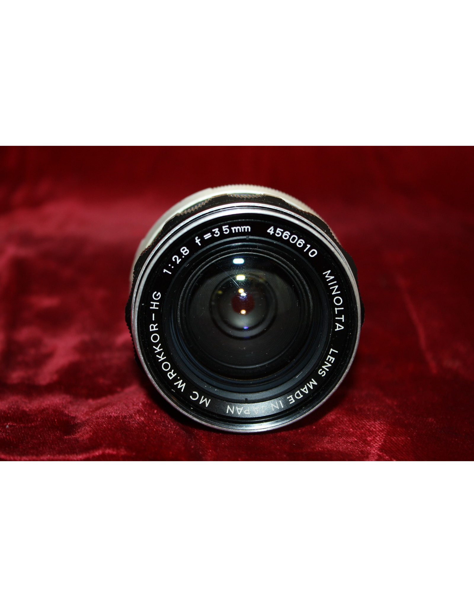 最新発見 MC Minolta レンズ(単焦点) W.ROKKOR-HG F2.8 35mm レンズ(単 