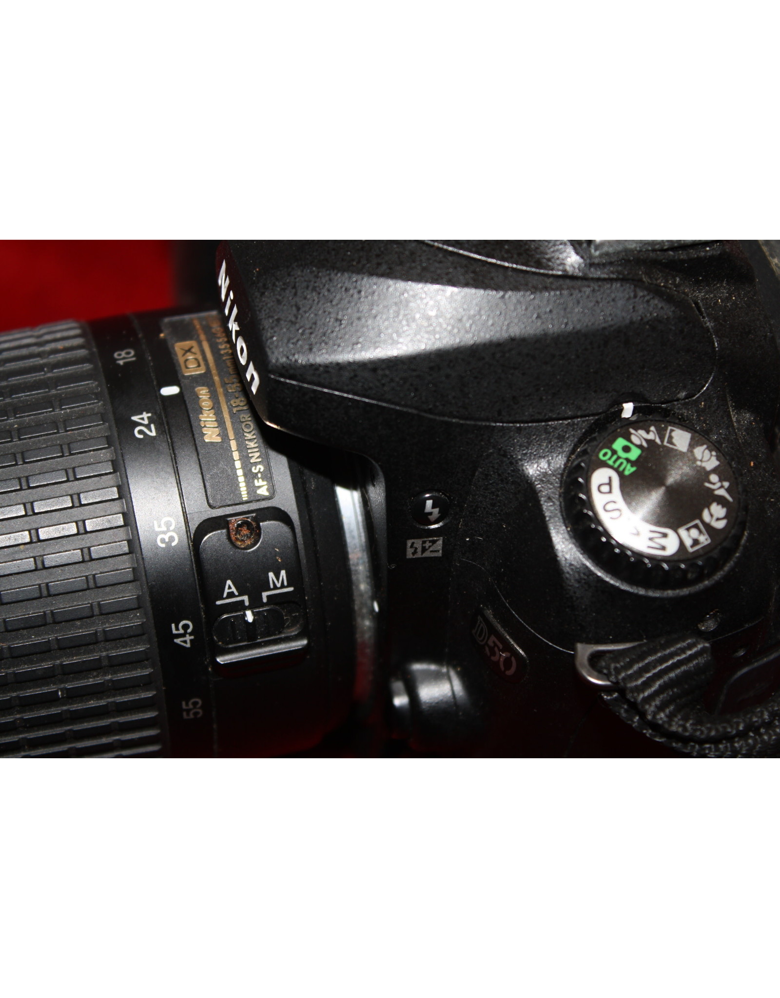 Nikon D D50 6.1MP Digital SLR Camera with 18-55mm Lens- Black Body