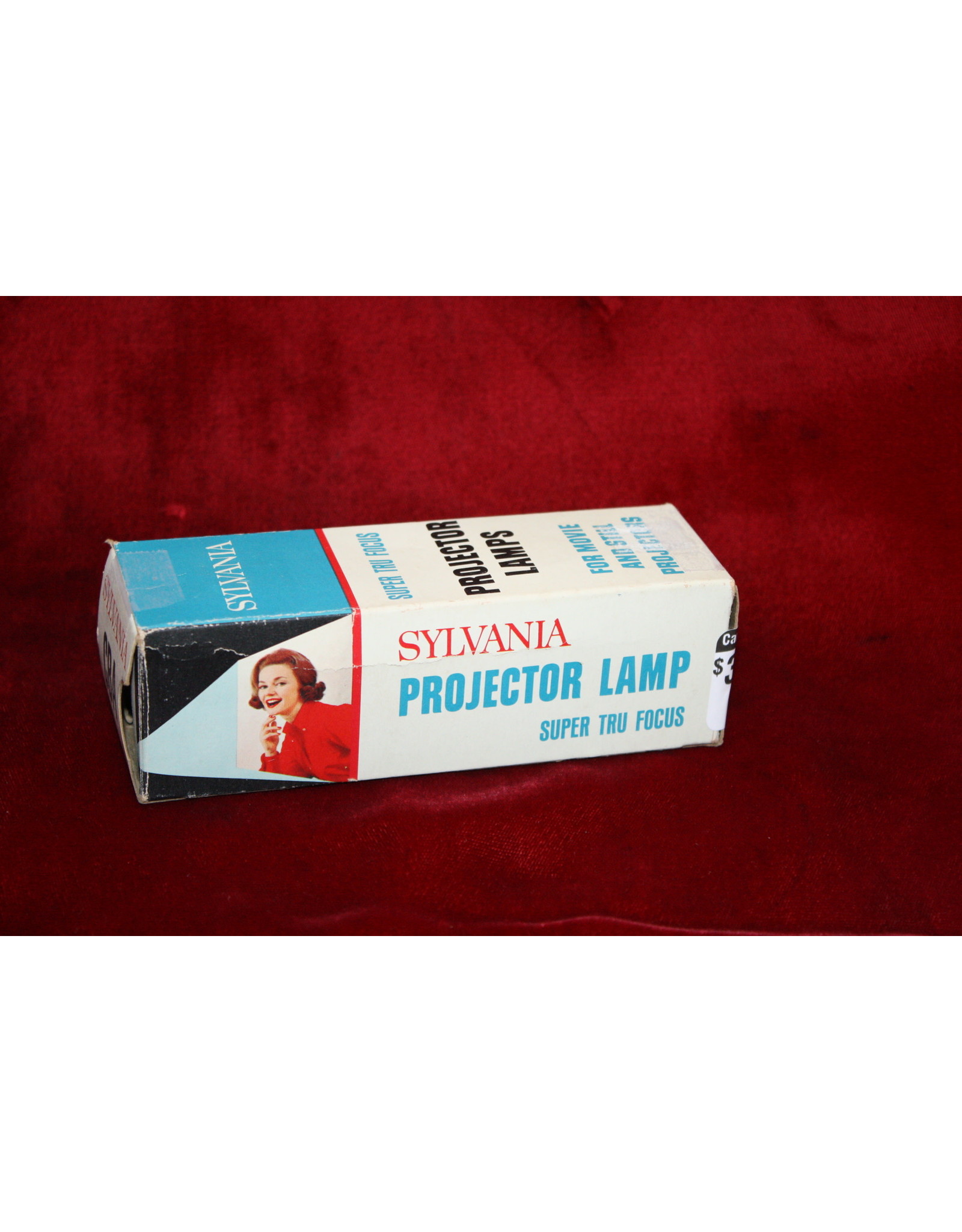 VINTAGE SYLVANIA PROJECTOR LAMP CBA 500 WATTS - NEW