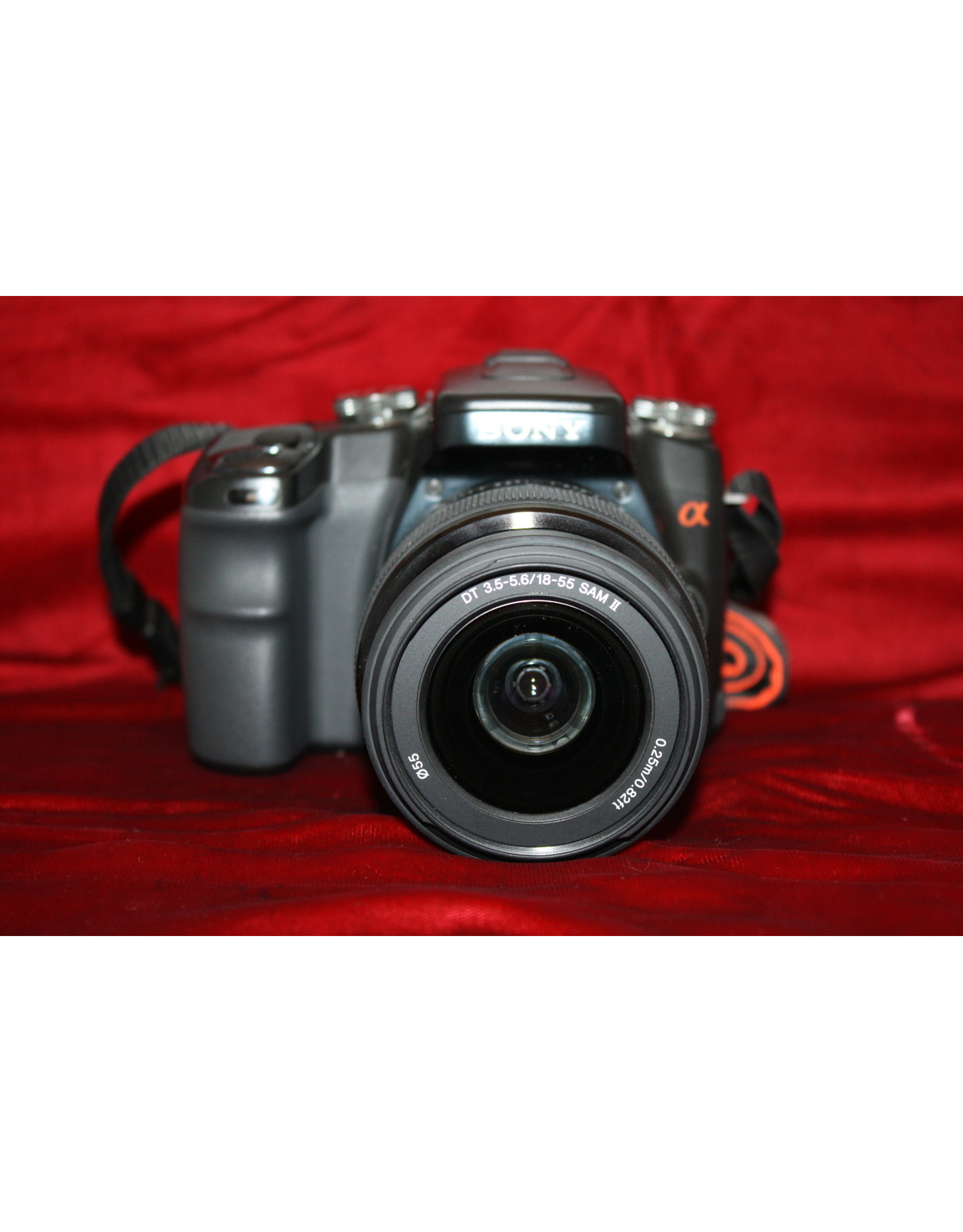 Sony Alpha A100 10.2MP Digital SLR Camera Black Body, with Sony 18-55mm lens & Charger(Pre-owned)