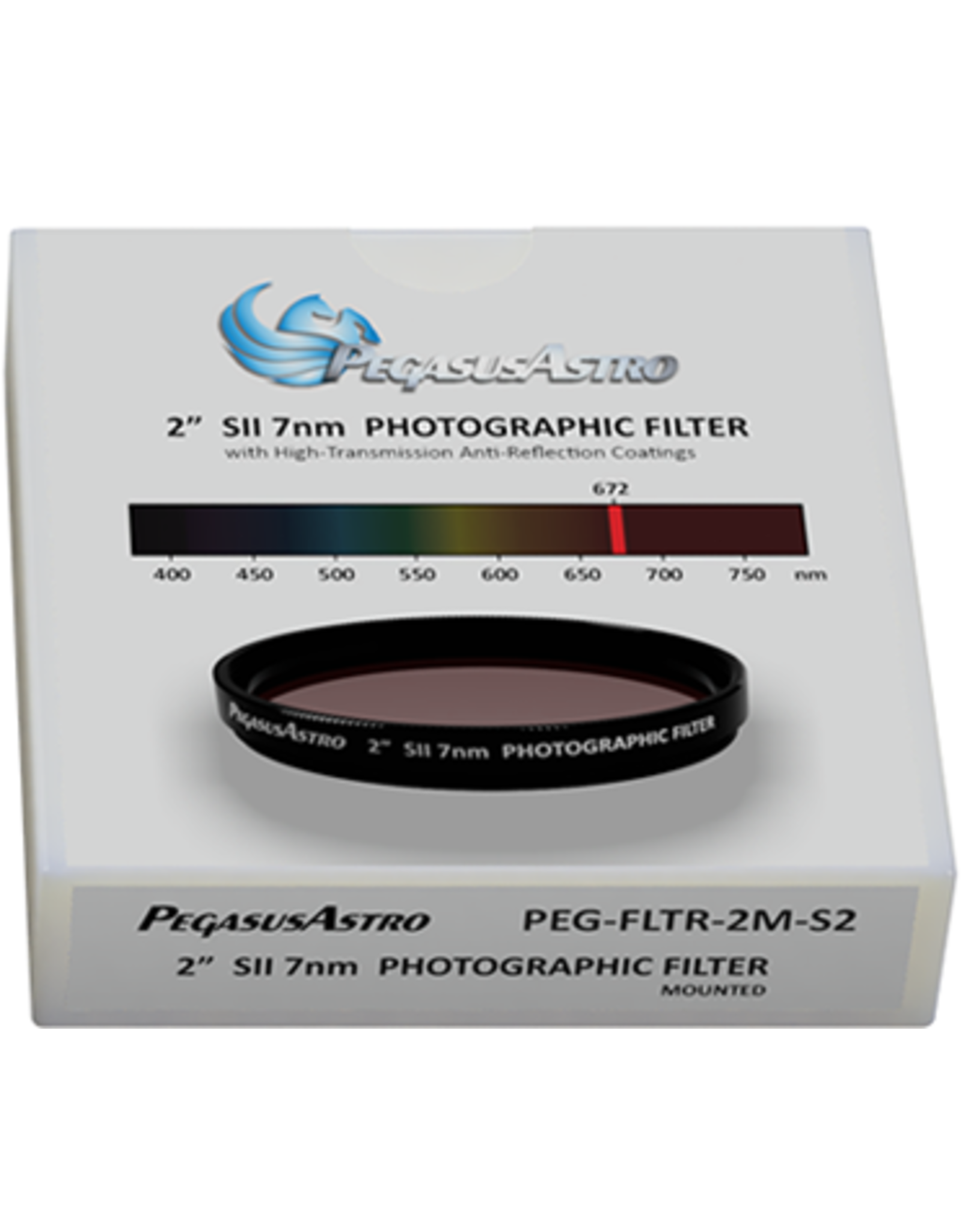Pegasus Astro Pegasus 2inch mounted photographic filter - S2 7nm