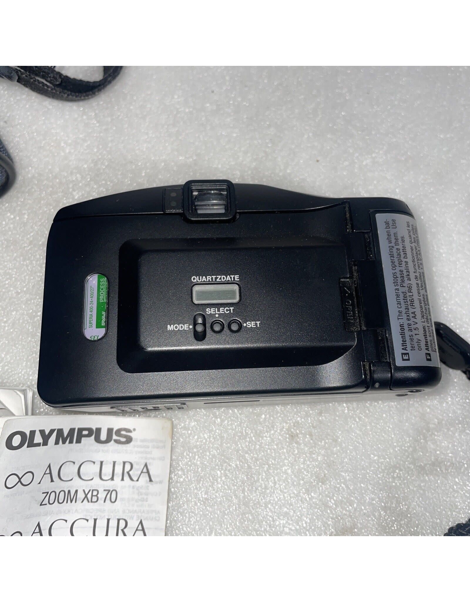 Olympus Accura Zoom XB 70 Auto Focus Film Camera Point & Shoot Tested Works