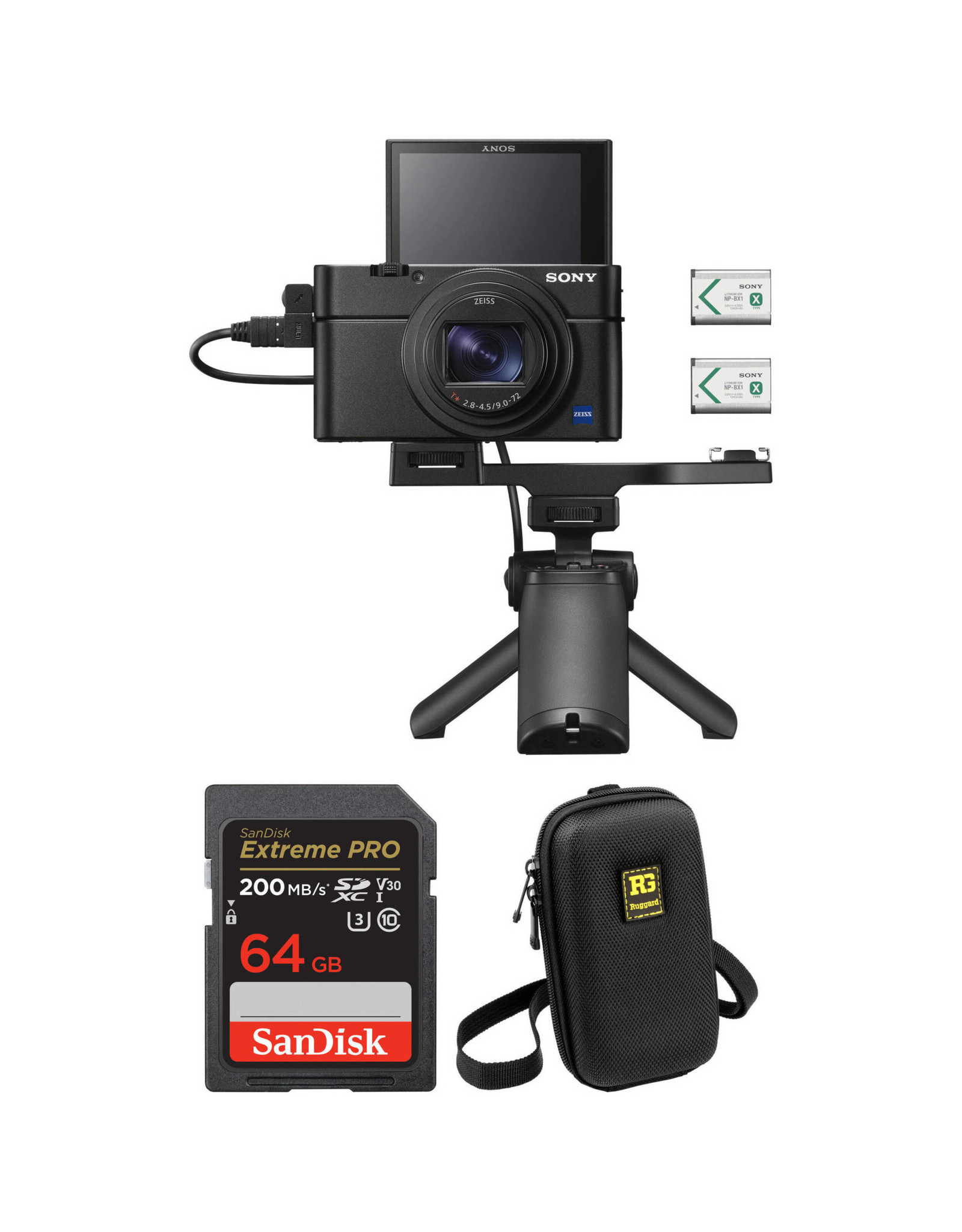 Ryd op Sanktion karakterisere Sony Cyber-shot DSC-RX100 VII Digital Camera with Shooting Grip and  Accessories Kit - Camera Concepts & Telescope Solutions