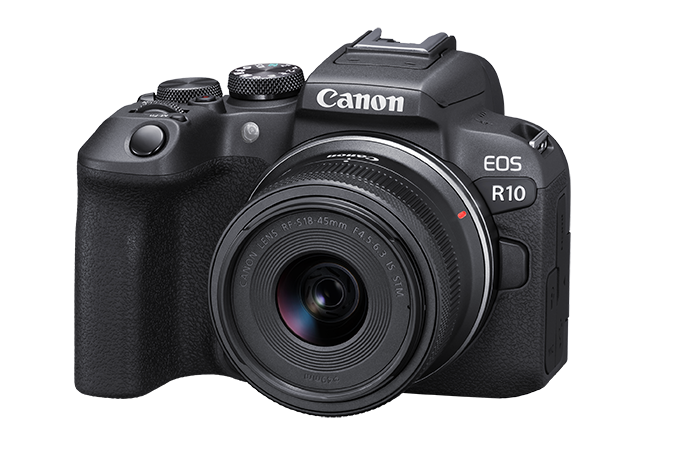 Canon EOS R10 RF-S18-45mm F4.5-6.3 IS STM Lens Kit - Camera