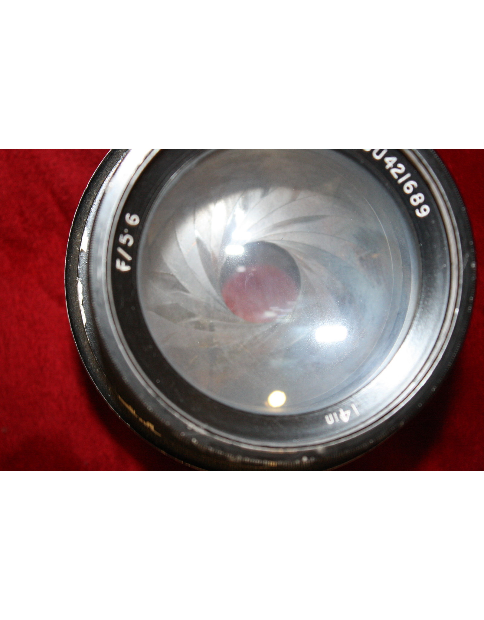 DALLMEYER 14 Inch f5.6 LARGE FORMAT LENS SERIAL #UU421689 - EXCELLENT+