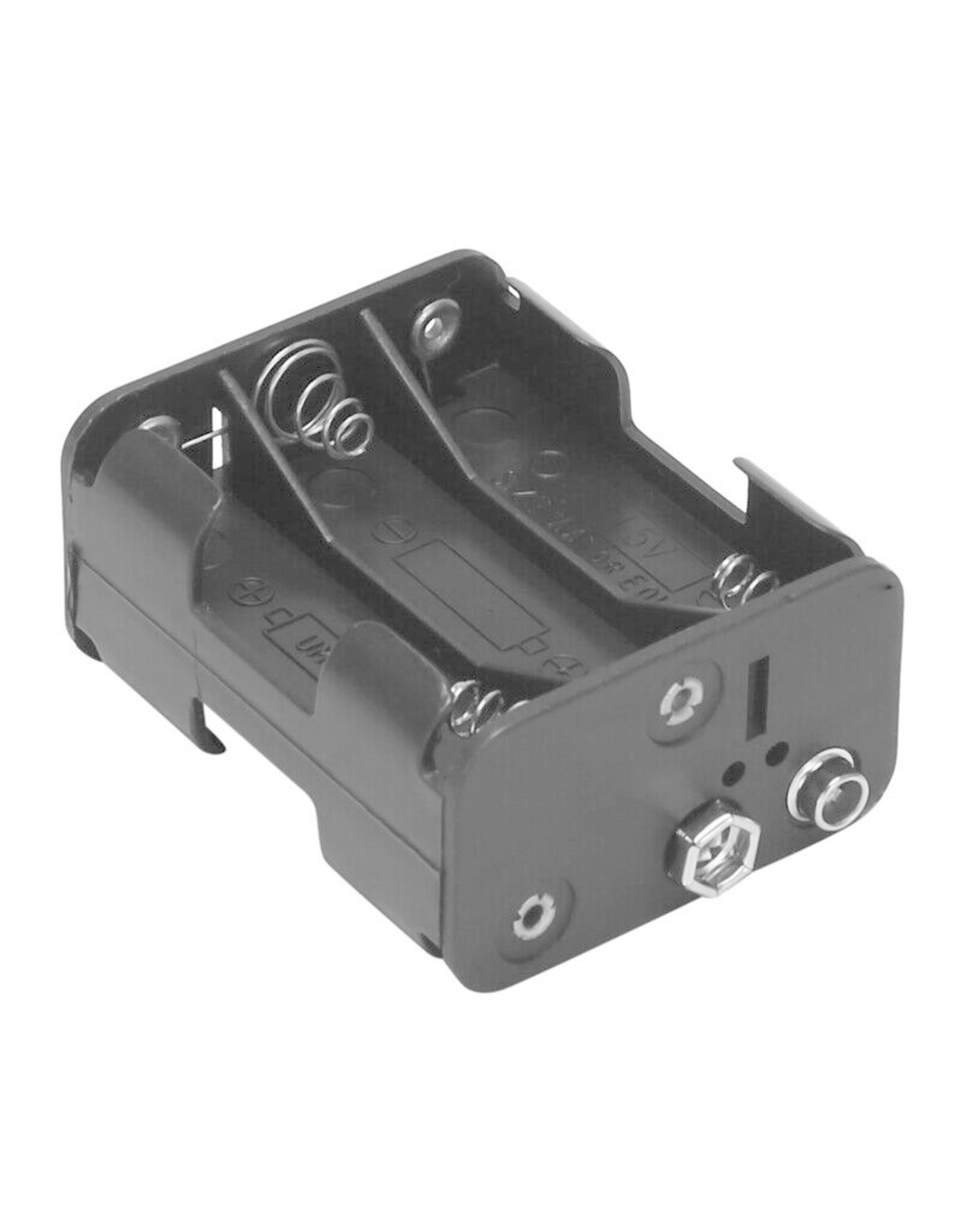 AA Battery Holder 9 Volt  (6 battery capacity)