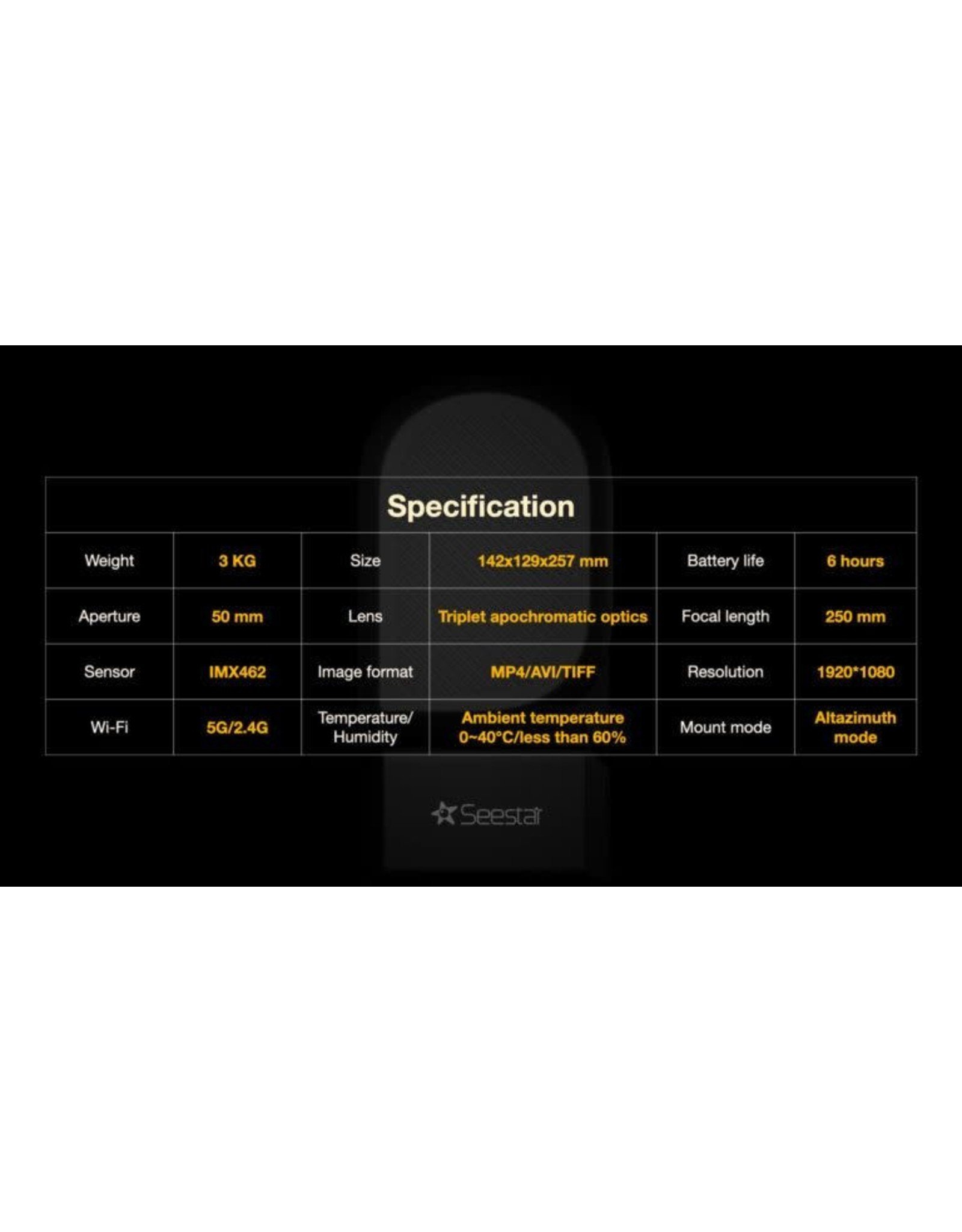 ZWO ZWO Seestar S50 All-in-One Smart Telescope (Limited Quantities)