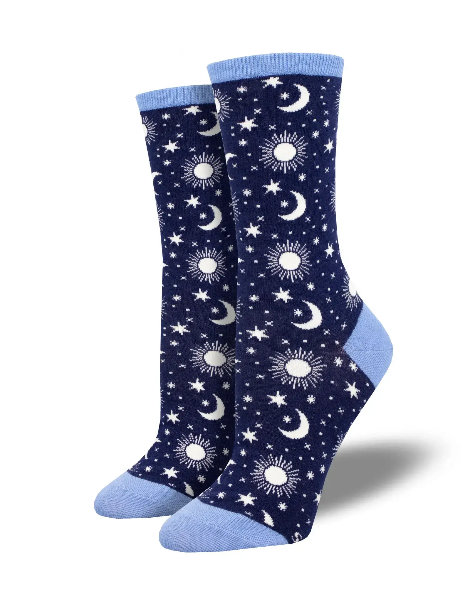 Socksmith WOMEN'S  "Moon CHILD" SOCKS Black (Size 9-11)