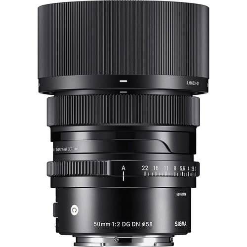Sigma 50mm f/2 DG DN Contemporary Lens (Choose Mount) - Camera