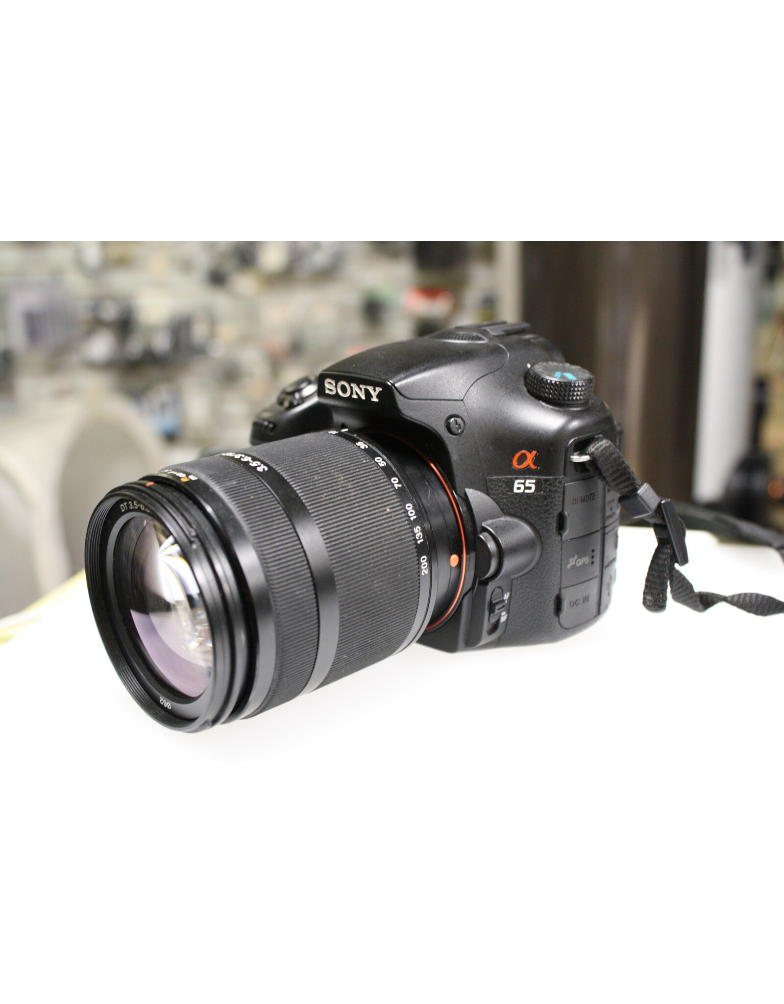 Sony Alpha SLT-A65 24.3MP Digital SLR Camera w/ 18-200mm f/3.5-6.3 Lens,  Charger, (Pre-Owned)