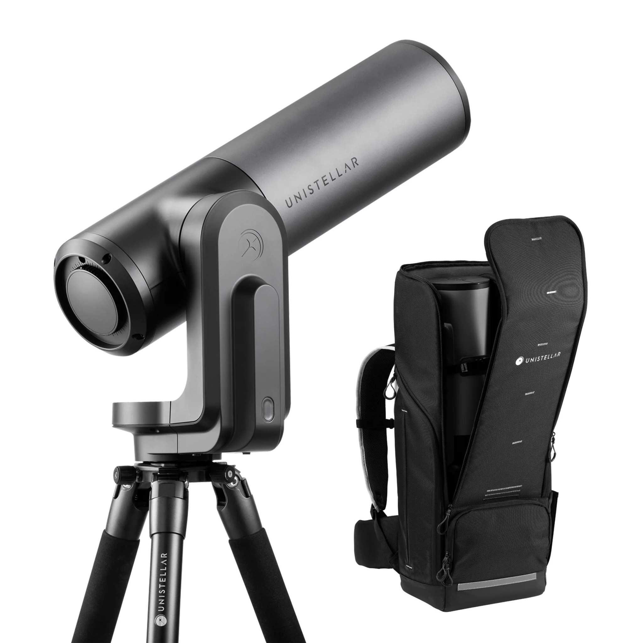 Unistellar eVscope eQuinox and Free Backpack Smart Digital Reflector Telescope Camera