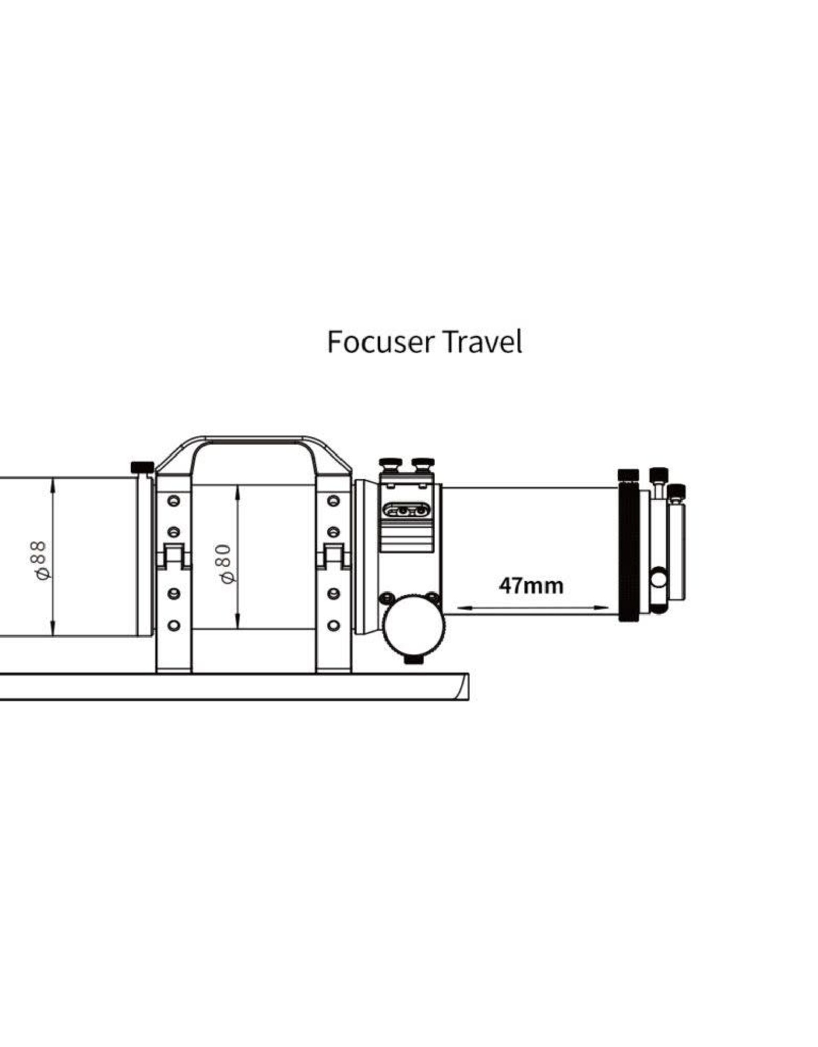 ZWO ZWO 65 mm Apochromatic Quintuplet Refractor