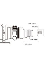 ZWO ZWO 107 mm Apochromatic Quadruplet Refractor